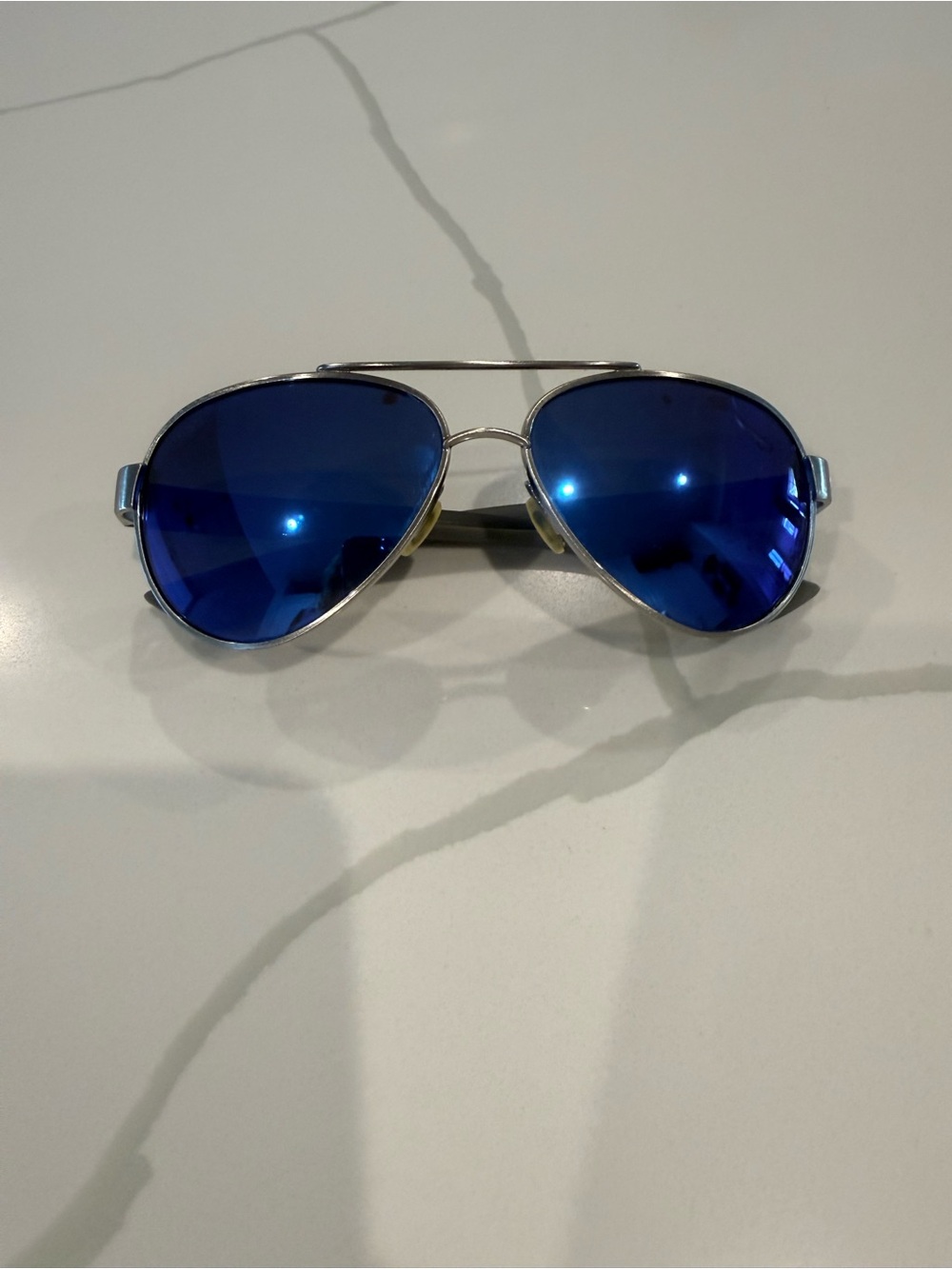 Costa Aviator Sunglasses with Blue Lenses - Picture 9 of 10